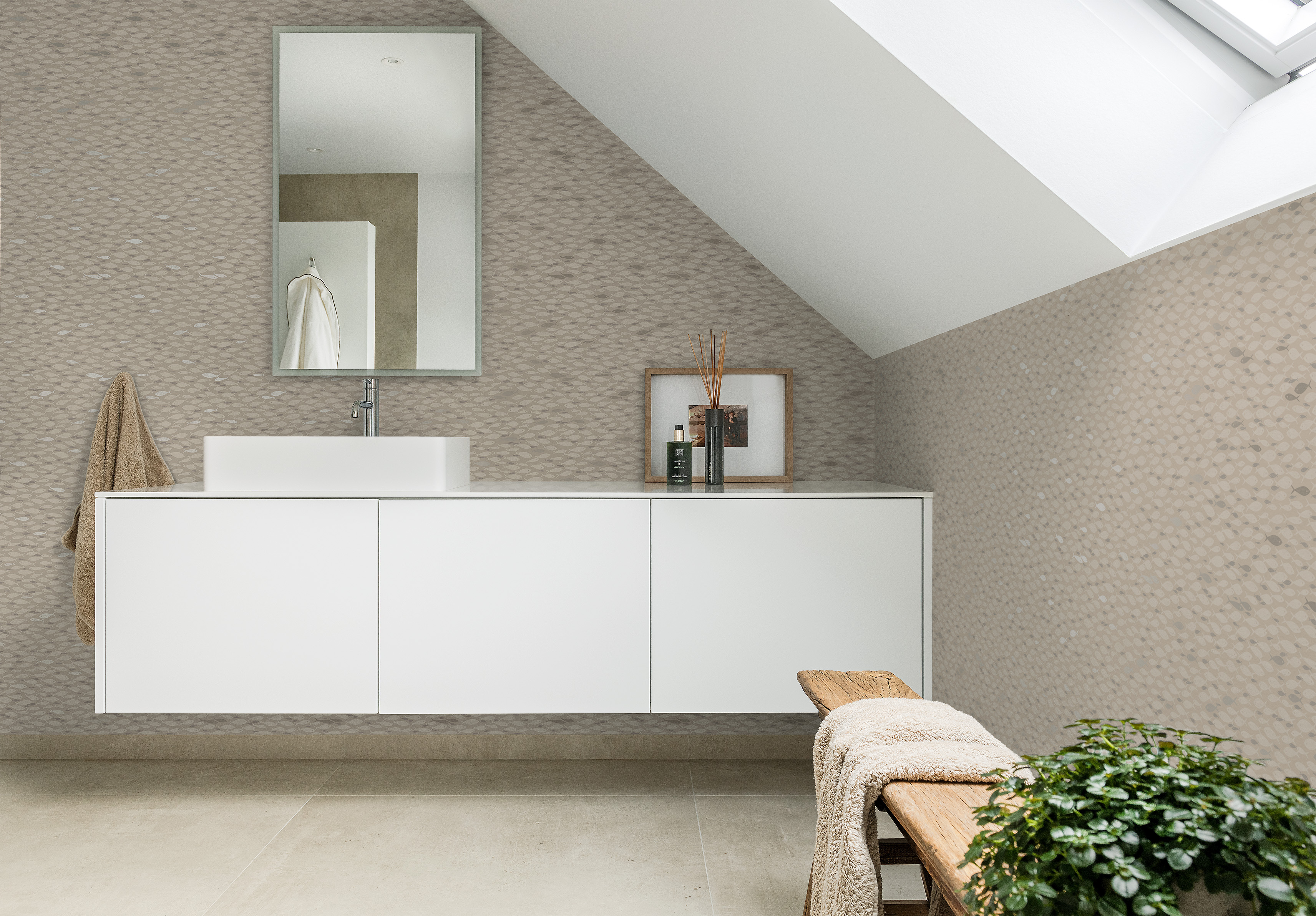 Обои Milassa Iceland ICE2 002 10,05×1 фото в интерьере